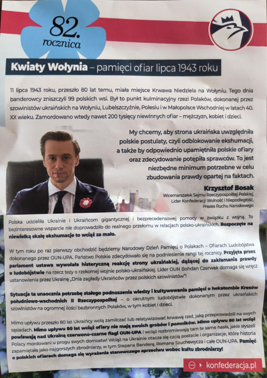 Leszno upamiętnia ofiary Rzezi Wołyńskiej