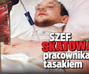 szef skatował