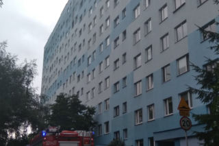 Rzeszów. Pożar mieszkania w bloku! 6 osób w szpitalu