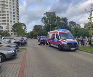 Wypadek na hulajnodze