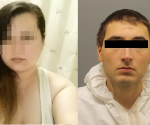 Zadźgał żonę przy swoich synach