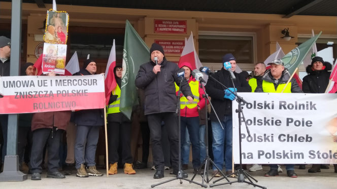 Protest rolników w Rzeszowie. „Będziemy tracić z roku na rok”