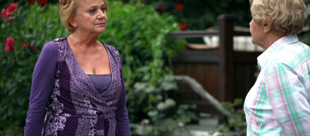 M jak miłość odc. 1028. Zośka Kisiel (Małgorzata Różniatowska), Barbara Mostowiak (Teresa Lipowska)