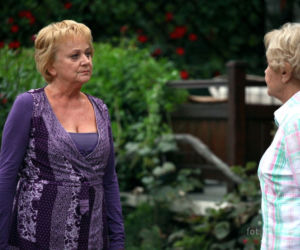 M jak miłość odc. 1028. Zośka Kisiel (Małgorzata Różniatowska), Barbara Mostowiak (Teresa Lipowska)