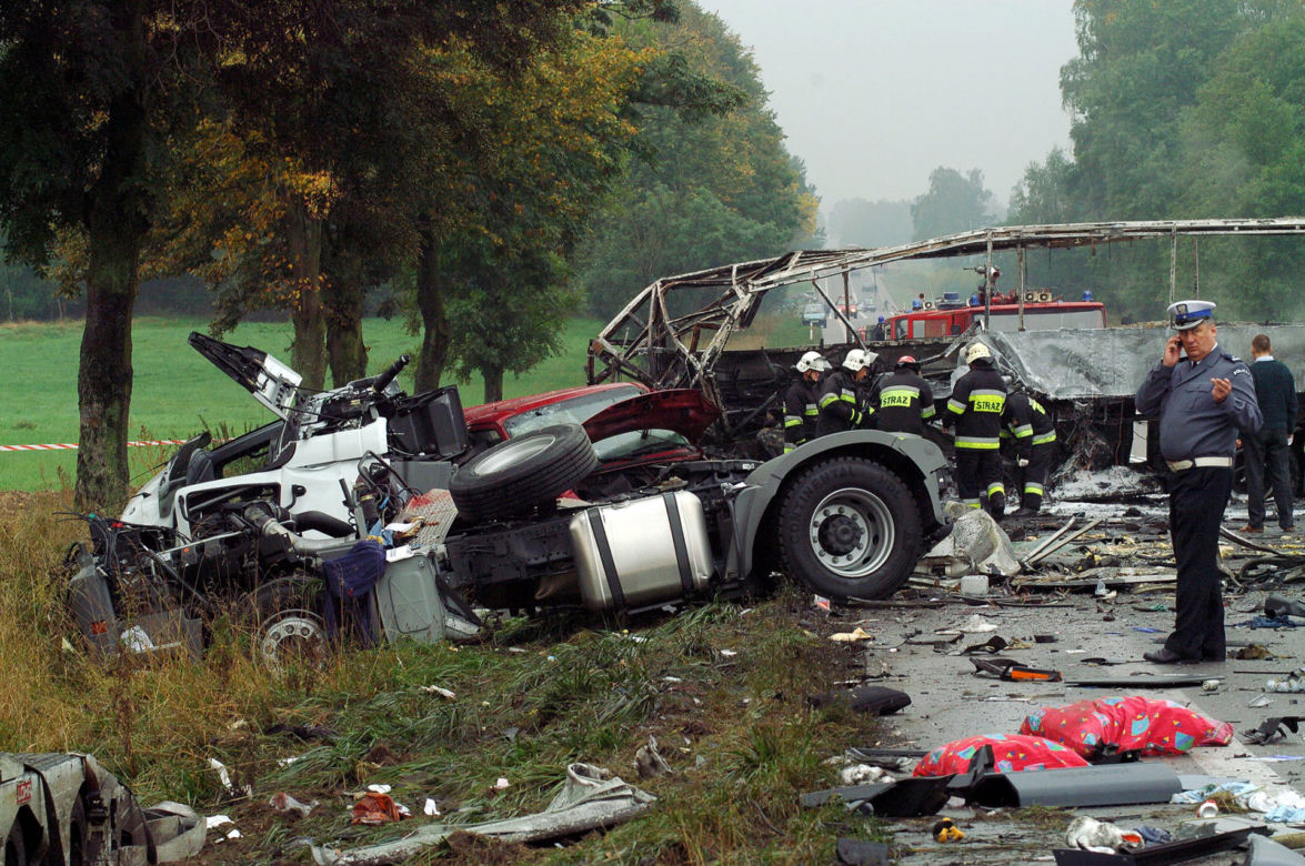 20. rocznica katastrofy autokaru pod Jeżewem