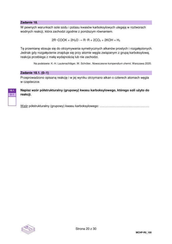 Matura 2026 CHEMIA rozszerzona: Arkusze CKE i odpowiedzi - sprawdź, czy zdałeś! 13.05.2026