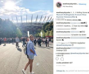Znani na Koncercie Rolling Stones
