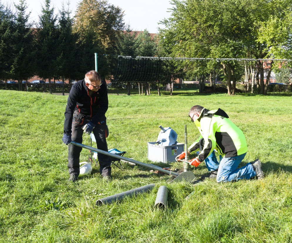 Badania na terenie dawnego zamku krzyżackeigo w Elblągu