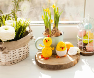 Wielkanocne ozdoby na szydełku