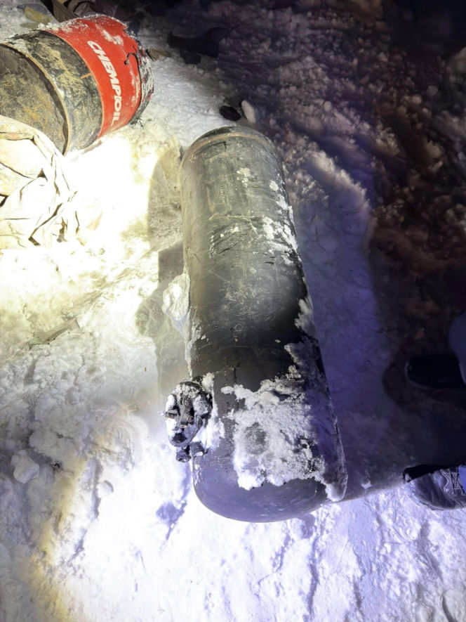 Pyzówka, wybuch butli z gazem