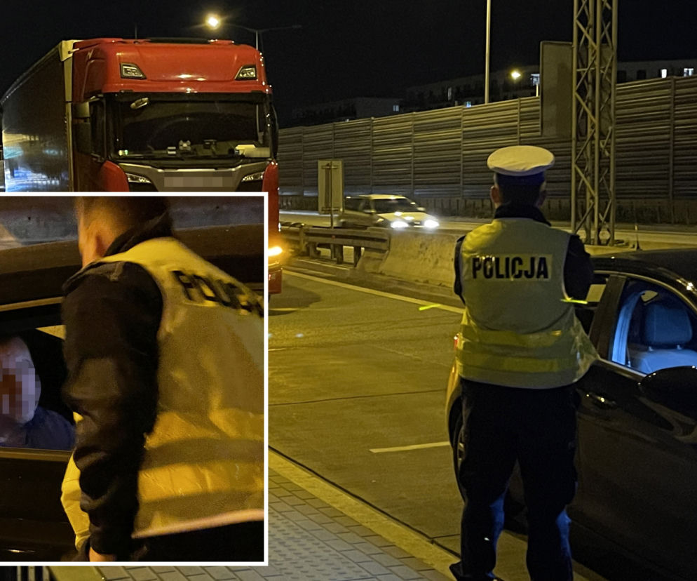 Pijany jak bela zajeżdżał innym drogę wielką ciężarówką. Ledwo stał na nogach   Dzięki