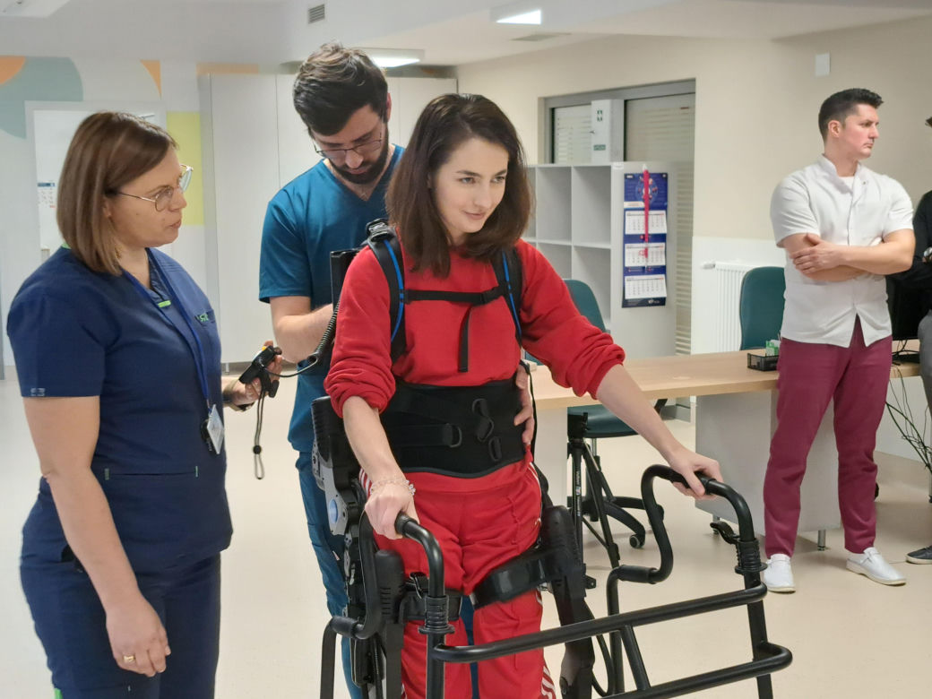 Remont Ośrodka Rehabilitacji i pokaz użycia egzoszkieletu - Szpital im. św. Łukasza w Tarnowie