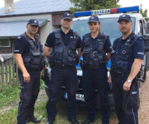 Policjanci ugasili pożar przed przyjazdem strażaków