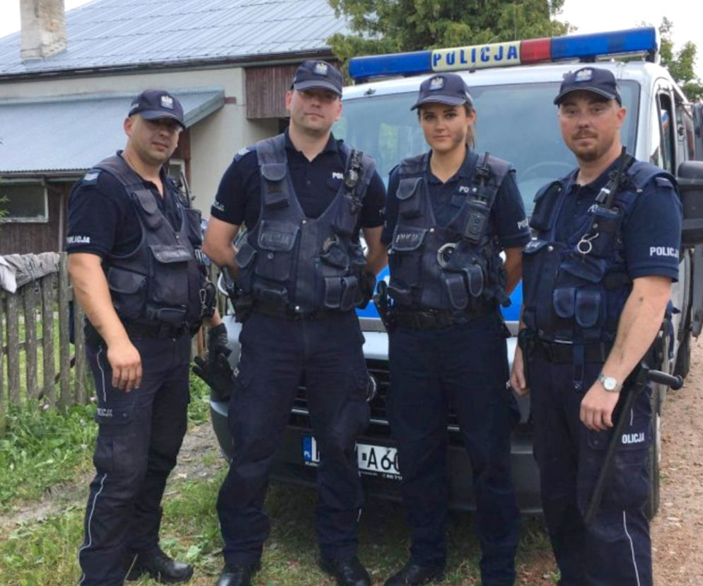 Policjanci ugasili pożar przed przyjazdem strażaków