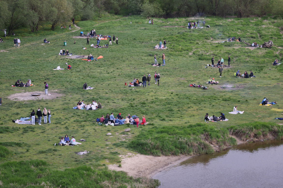 Majówka 2023 na plaży nad Wisłą