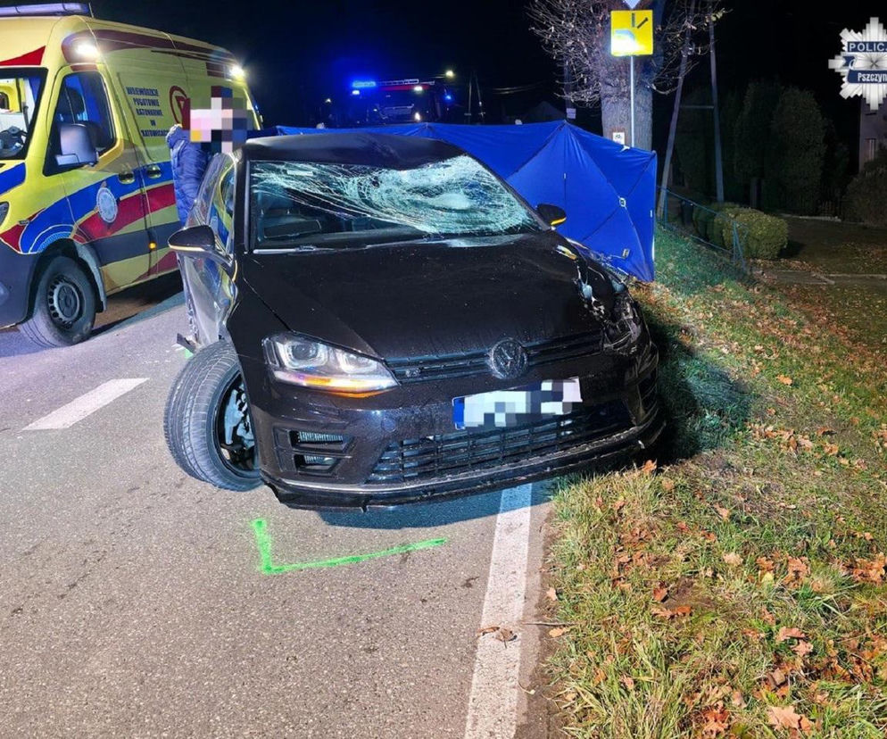 20-latek zignorował znak STOP i potrącił seniorkę. Kobieta nie żyje