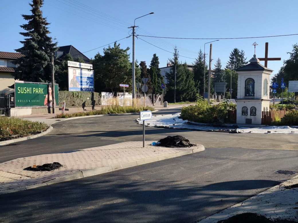 Przebudowa ronda u zbiegu ulic Starowiejskiej i Janowskiej w Siedlcach