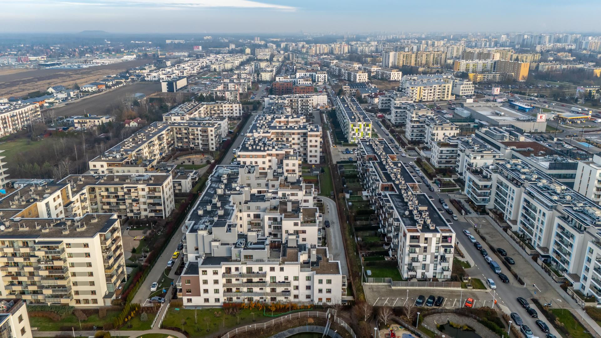 Nowa zabudowa na Chrzanowie w Warszawie