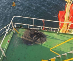 Uszkodzenia na Lady Maris