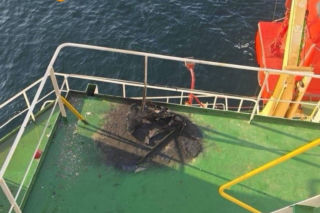 Uszkodzenia na Lady Maris