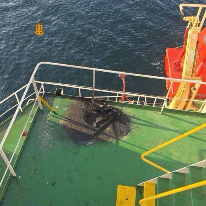 Uszkodzenia na "Lady Maris"