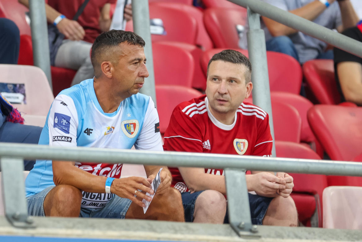 Kibice na meczu Piast Gliwice - Ruch Chorzów