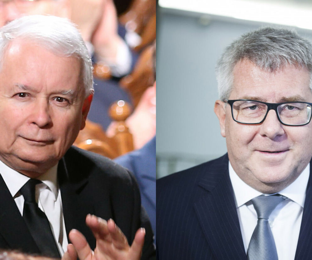 Jarosław Kaczyński i Ryszard Czarnecki