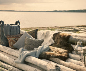 Kawałek skandynawskiego wnętrza na zewnątrz