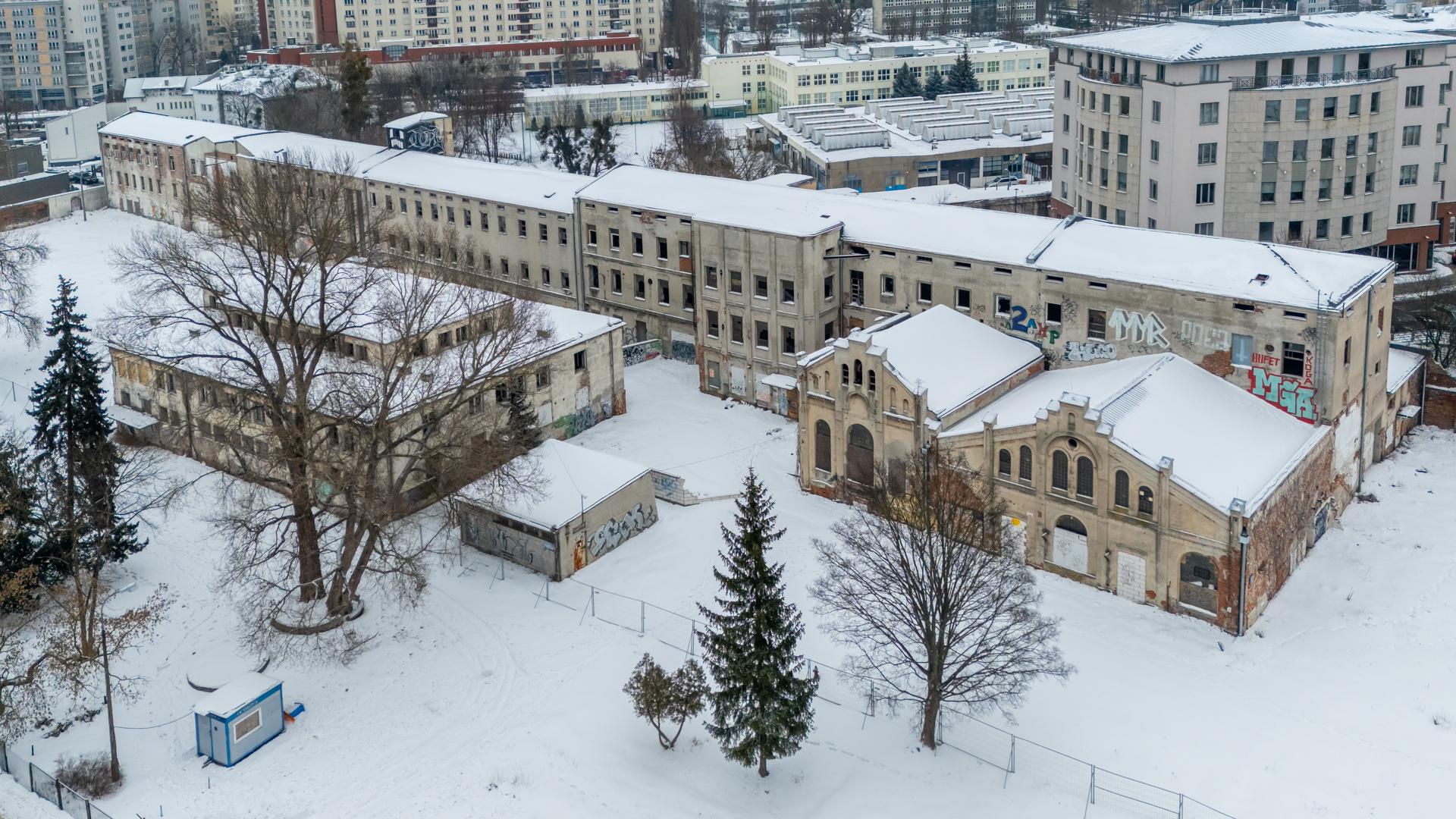 Ruiny fabryki przy Okopowej 78 w Warszawie
