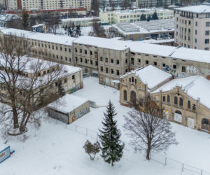 Ruiny fabryki przy Okopowej 78 w Warszawie