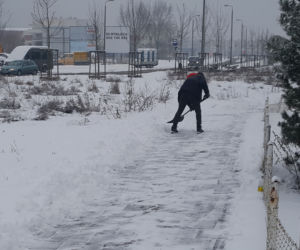 W Bydgoszczy znów prószy śnieg