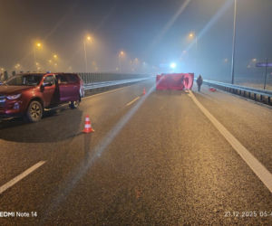 Czarna seria na autostradzie A4. Śmierć dwóch osób, karambol i droga zablokowana na wiele godzin