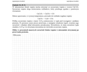 Matura 2020 ARKUSZE CKE: Chemia