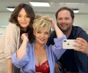 Barwy szczęścia. Natalia (Maria Dejmek), Klemens (Sebastian Perdek), Małgorzata (Adrianna Biedrzyńska