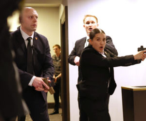 Strzały na kolacji z udziałem Donalda Trumpa