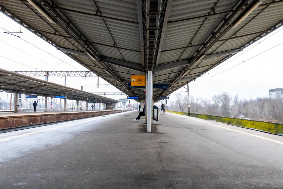 Dworzec PKP Warszawa Wschodnia przed przebudową w ramach remontu linii średnicowej