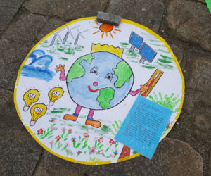 Happening Młodzieżowego Strajku Klimatycznego w Nowym Sączu