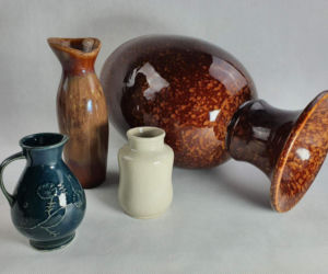 Ceramika z Bolesławca - naczynia proj. B. Wolanina, A. Szurmlińskiej-Krępowej 