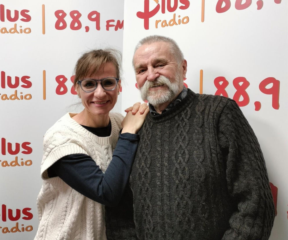 Marta i Wiesław Łągiewka, córka i ojciec