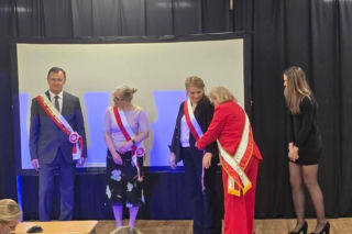 Szarfowanie marszałka PSD w Manville, NJ