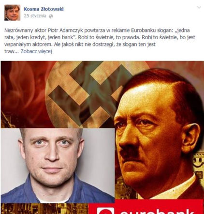 Kosma Złotowski Facebook