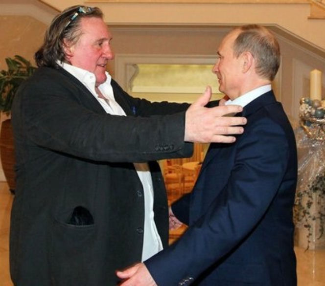 Gerard Depardieu, Władimir Putin