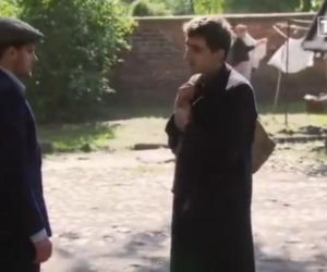 CZAS HONORU 5, odc. 55. Janek Markiewicz (Antoni Pawlicki) i Romek Sajkowski (Piotr Żurawski)