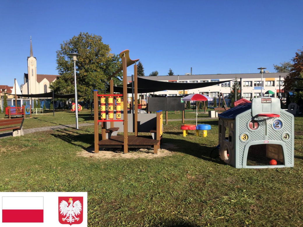 Frajda dla maluchów! Na palcu zabaw przy żłobku w Górze zamontowano nowe elementy