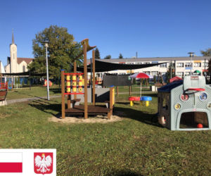 Frajda dla maluchów! Na palcu zabaw przy żłobku w Górze zamontowano nowe elementy