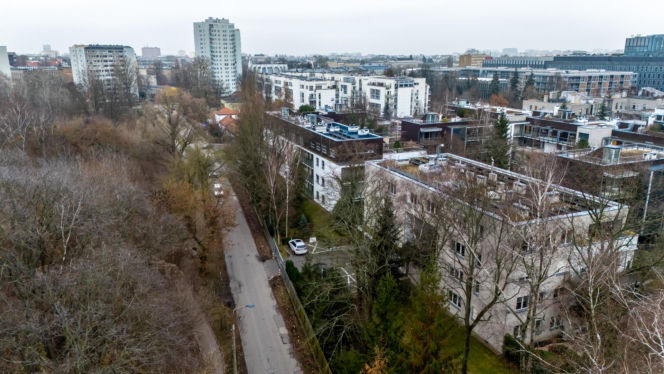 Przyszła trasa tramwaju wzdłuż Pola Mokotowskiego w Warszawie