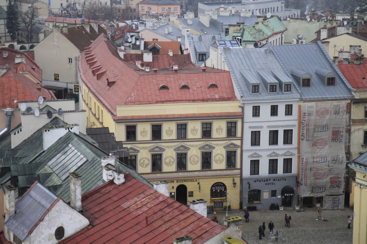 Panorama Lublina widziana z Wieży Trynitarskiej