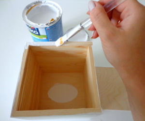 Chustecznik decoupage