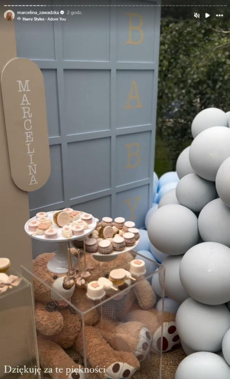 Obłedne baby shower Marceliny Zawadzkiej. Aż kapało od kasy! Znamy płeć dziecka