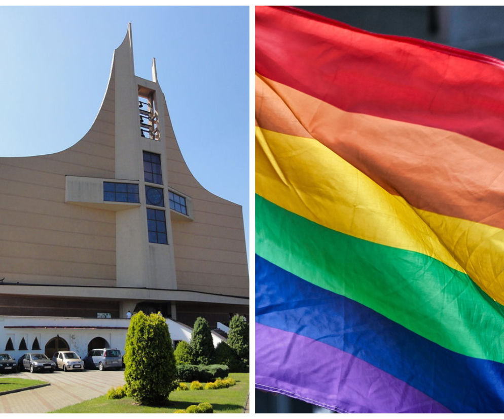 Zbiórka Stop LGBT na Śląsku. STANOWCZNA reakcja parafianki! Wywiesiła klepsydry